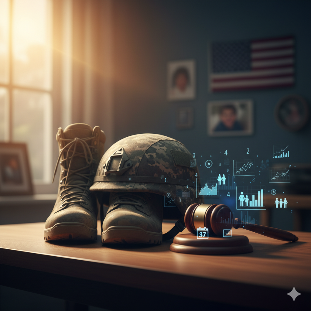 Military service member using child support calculator with BAH and BAS income considerations
